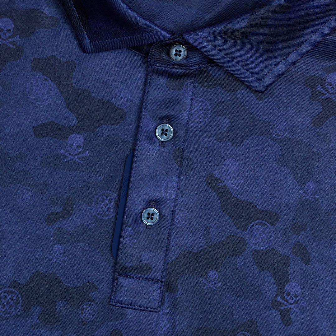 G/FORE MEN'S ICON CAMO TECH JERSEY POLO - TWILIGHT