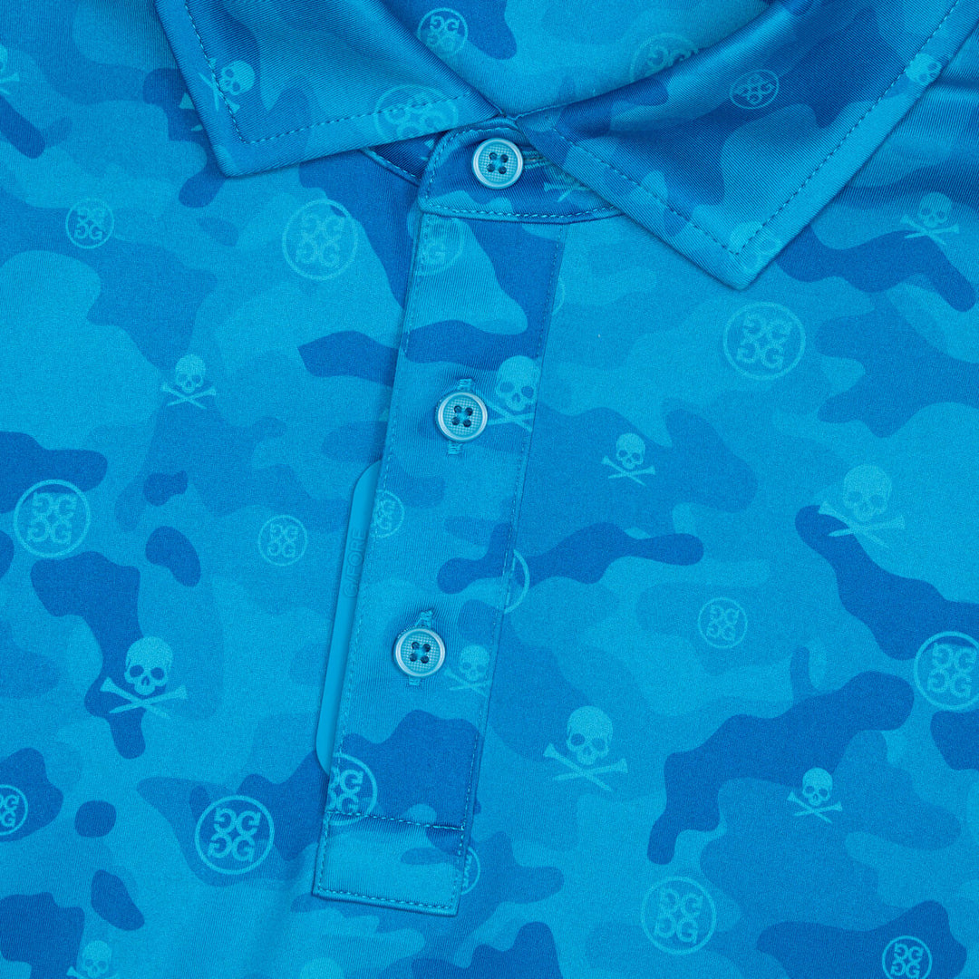 G/FORE MEN'S ICON CAMO TECH JERSEY POLO - VENETIAN