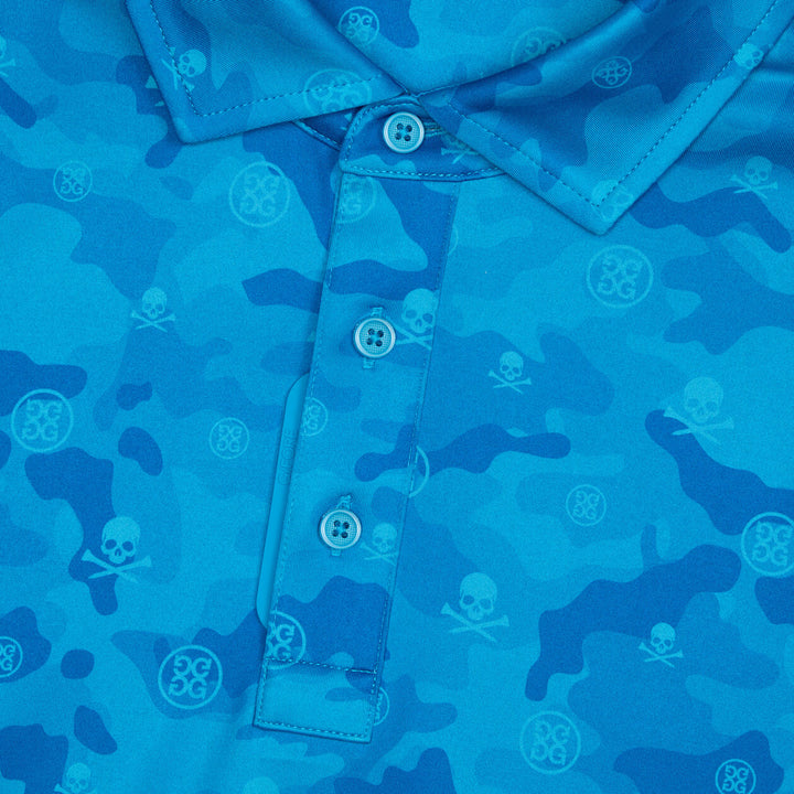 G/FORE MEN'S ICON CAMO TECH JERSEY POLO - VENETIAN