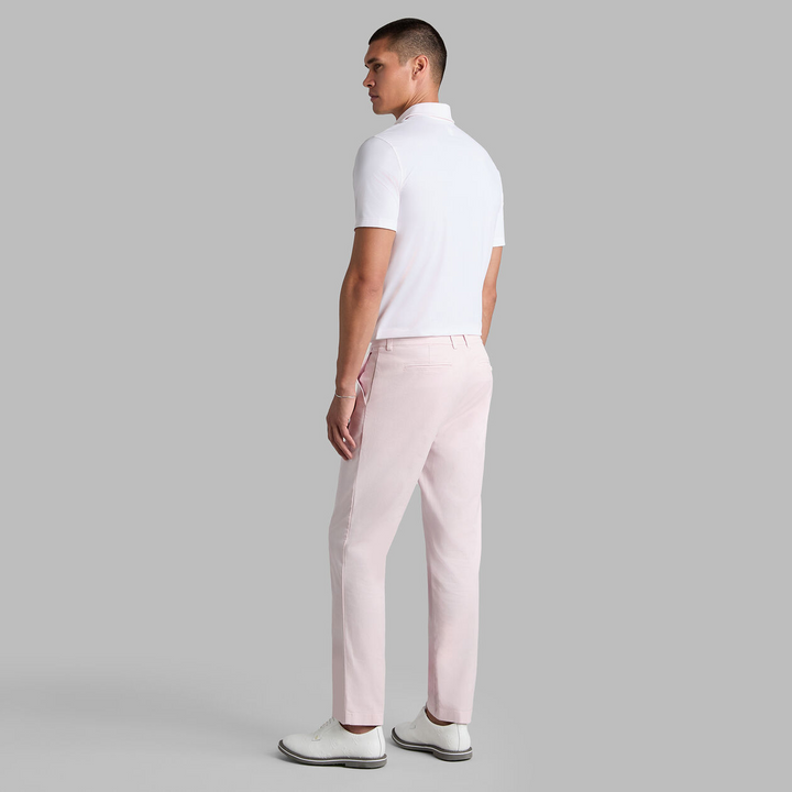 G/FORE MEN'S LTD EDITION FINE STRETCH JACQUARD POLO - BLUSH