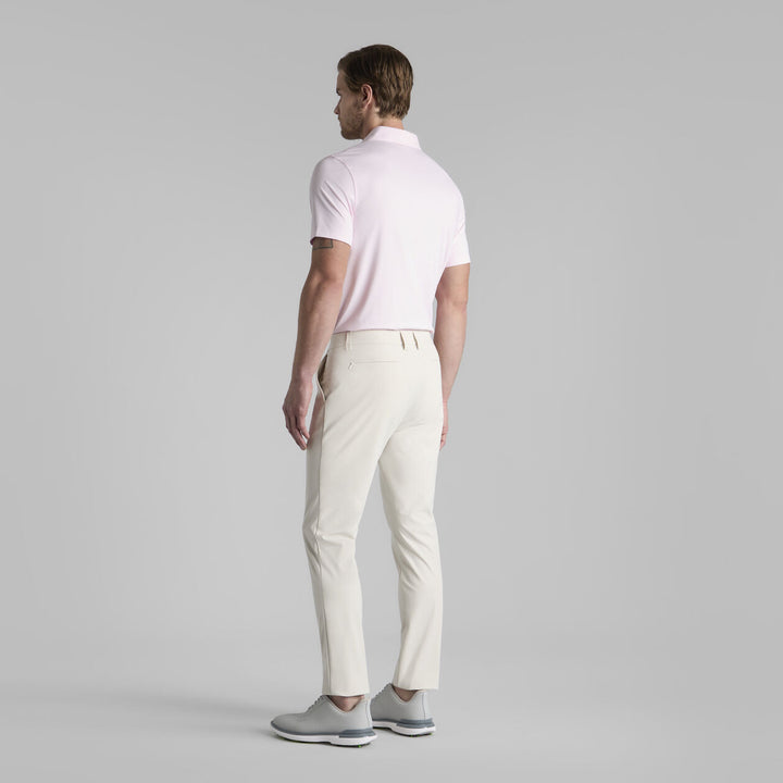 G/FORE MEN'S MÉLANGE ICE NYLON POLO - BLUSH MELANGE