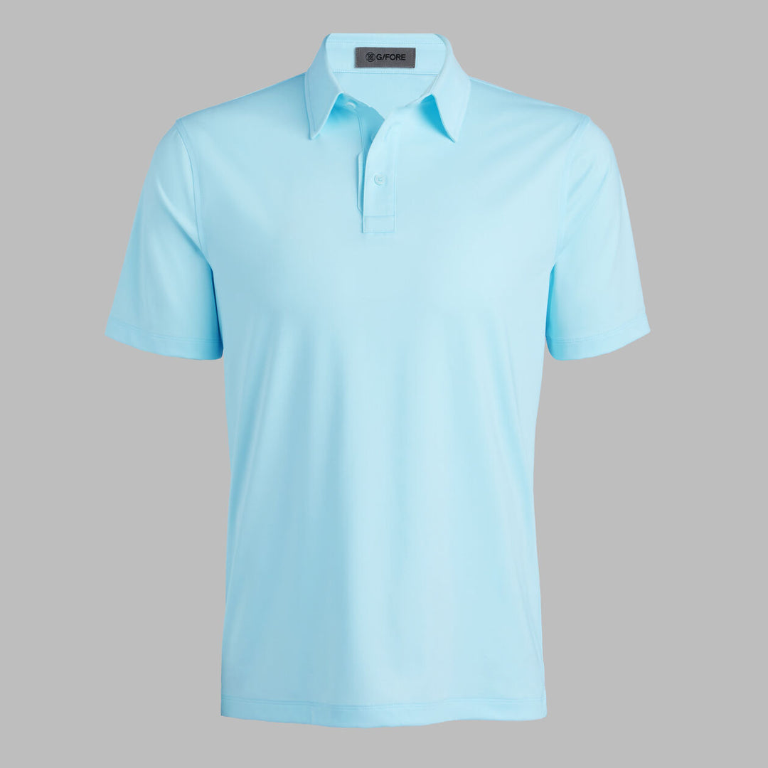 G/FORE MEN'S MÉLANGE ICE NYLON POLO - BREEZE MELANGE
