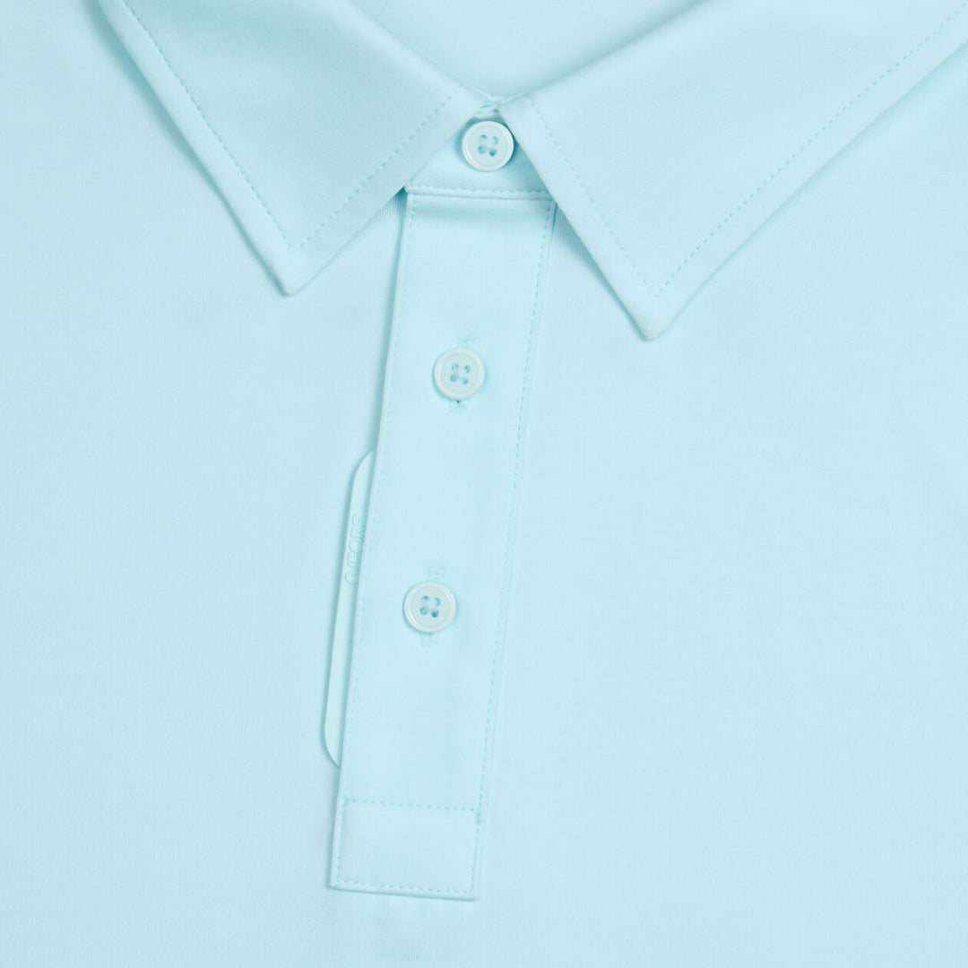 G/FORE MEN'S MÉLANGE ICE NYLON POLO - DAYBREAK MELANGE