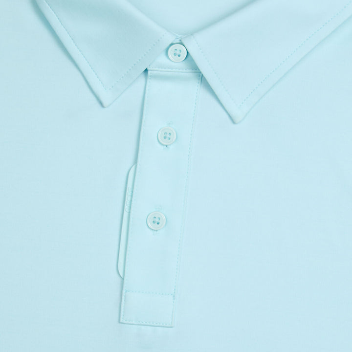 G/FORE MEN'S MÉLANGE ICE NYLON POLO - DAYBREAK MELANGE