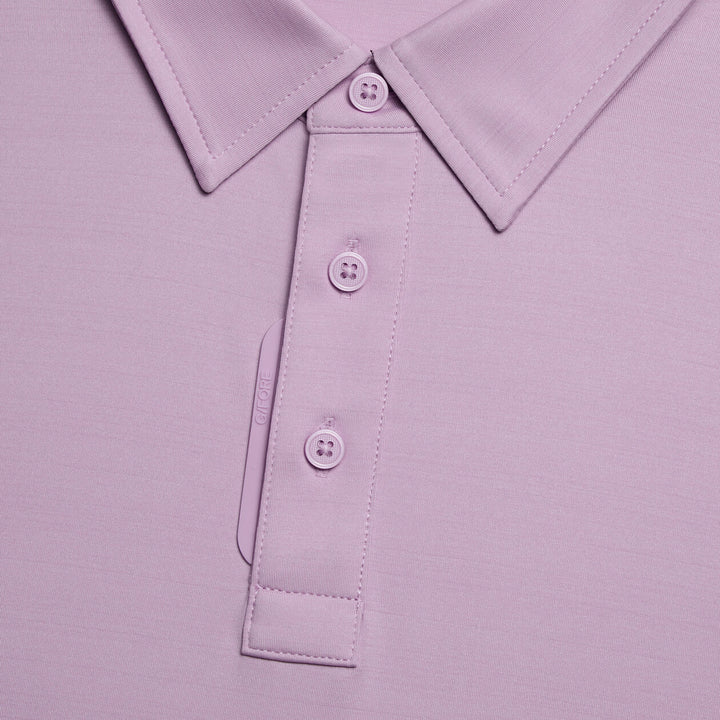 G/FORE MEN'S MÉLANGE ICE NYLON POLO - IRIS MELANGE