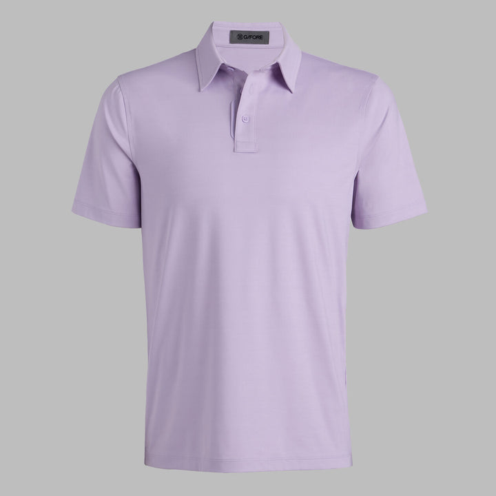 G/FORE MEN'S MÉLANGE ICE NYLON POLO - IRIS MELANGE