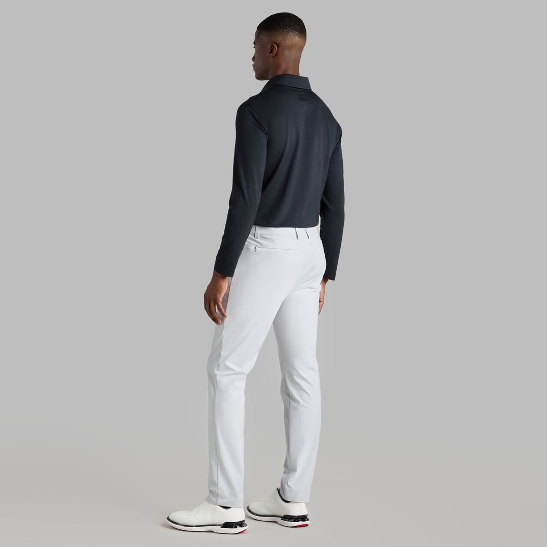 G/FORE MEN'S ALL PLAY LONG SLEEVE POLO - ONYX
