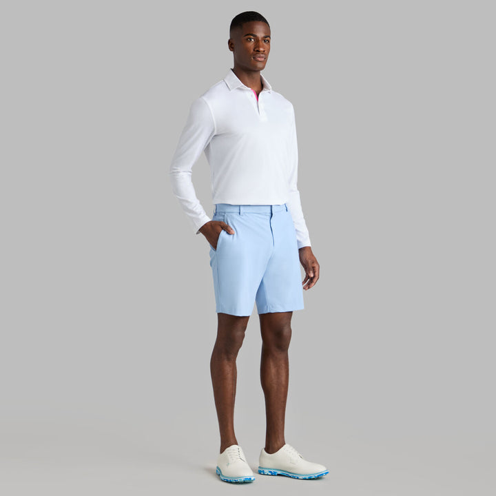 G/FORE MEN'S ALL PLAY LONG SLEEVE POLO - SNOW
