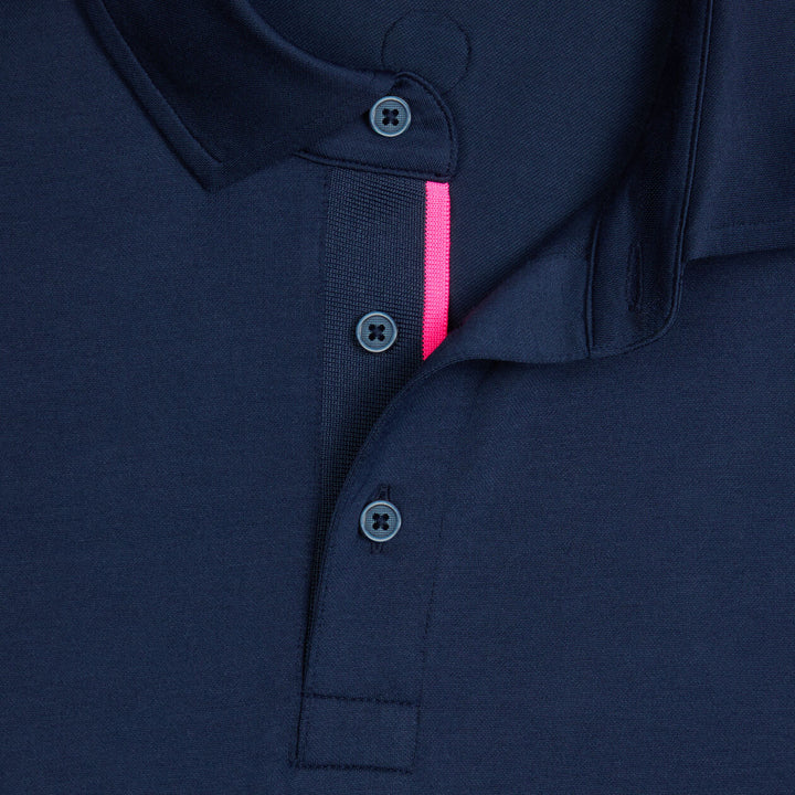 G/FORE MEN'S ALL PLAY LONG SLEEVE POLO - TWILIGHT