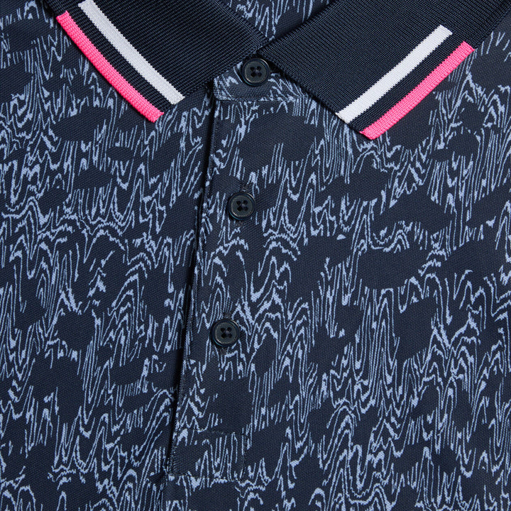 G/FORE MEN'S WOODY TECH PIQUÉ POLO - TWILIGHT