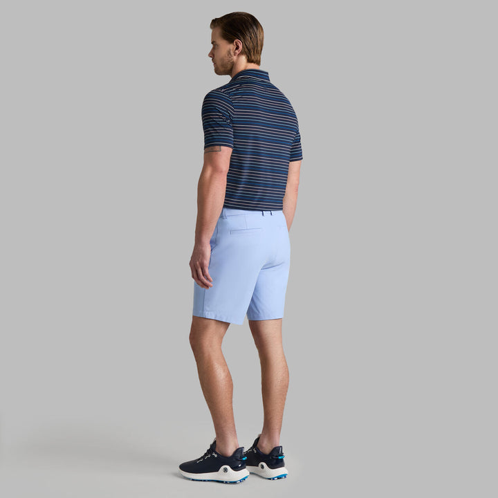 G/FORE MEN'S MULTI STRIPE TECH JERSEY POLO - TWILIGHT / BAJA