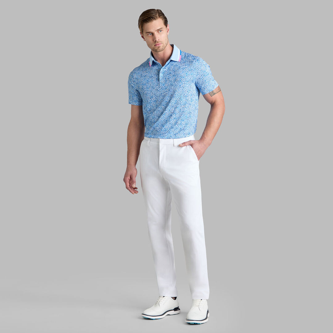 G/FORE MEN'S FIREWORKS TECH JERSEY POLO - BAJA