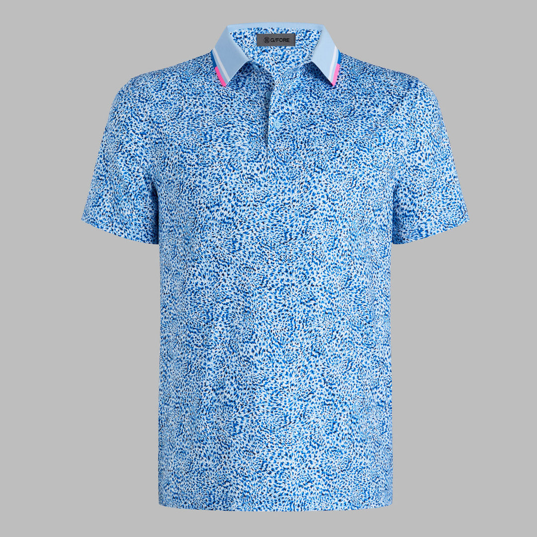 G/FORE MEN'S FIREWORKS TECH JERSEY POLO - BAJA