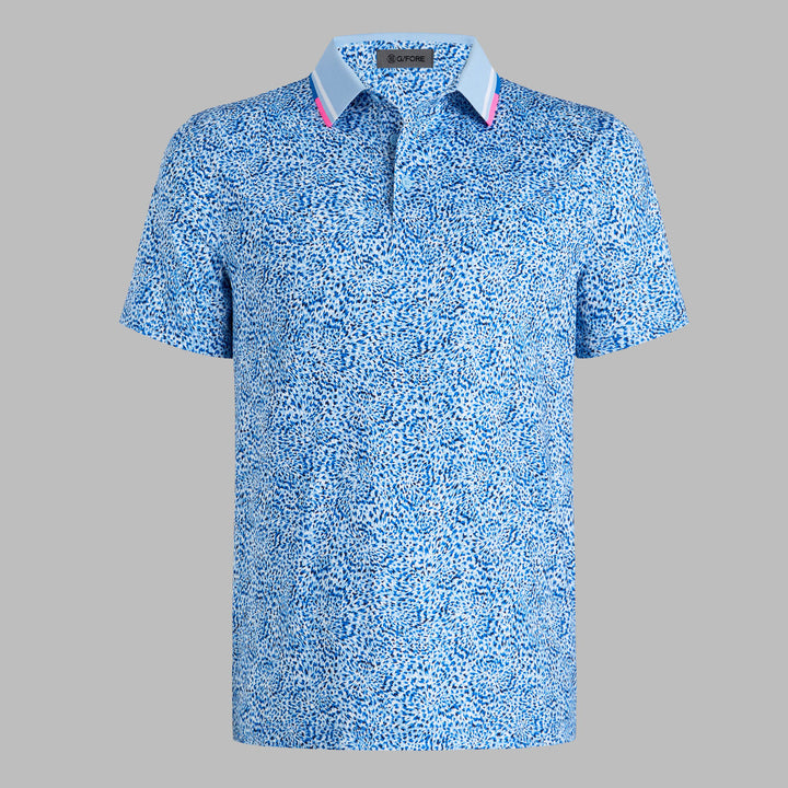 G/FORE MEN'S FIREWORKS TECH JERSEY POLO - BAJA