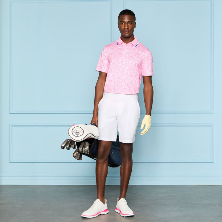 G/FORE MEN'S FIREWORKS TECH JERSEY POLO - BLUSH