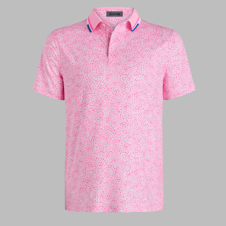 G/FORE MEN'S FIREWORKS TECH JERSEY POLO - BLUSH