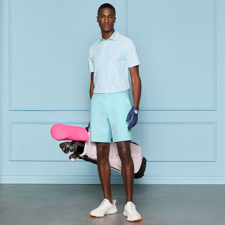 G/FORE MEN'S SCRIBBLE TECH JERSEY POLO - CENOTE