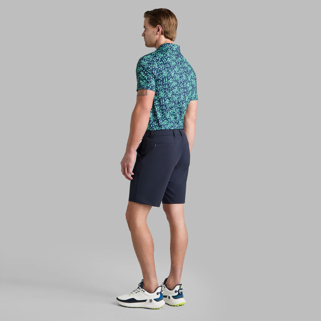 G/FORE MEN'S SCATTERED DITZY TECH JERSEY POLO - CLOVER