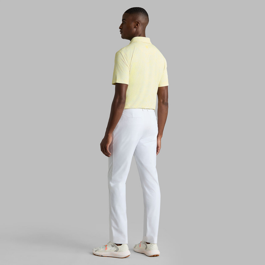 G/FORE MEN'S HYDRANGEA TECH JERSEY POLO- CANARY