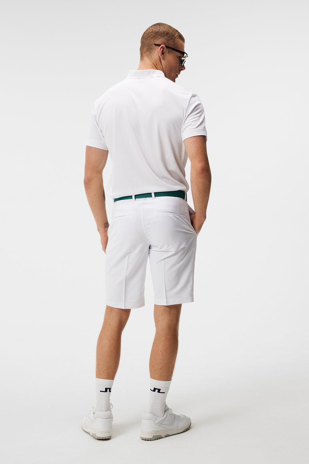 J.Lindeberg Mens Somle Shorts - WHITE