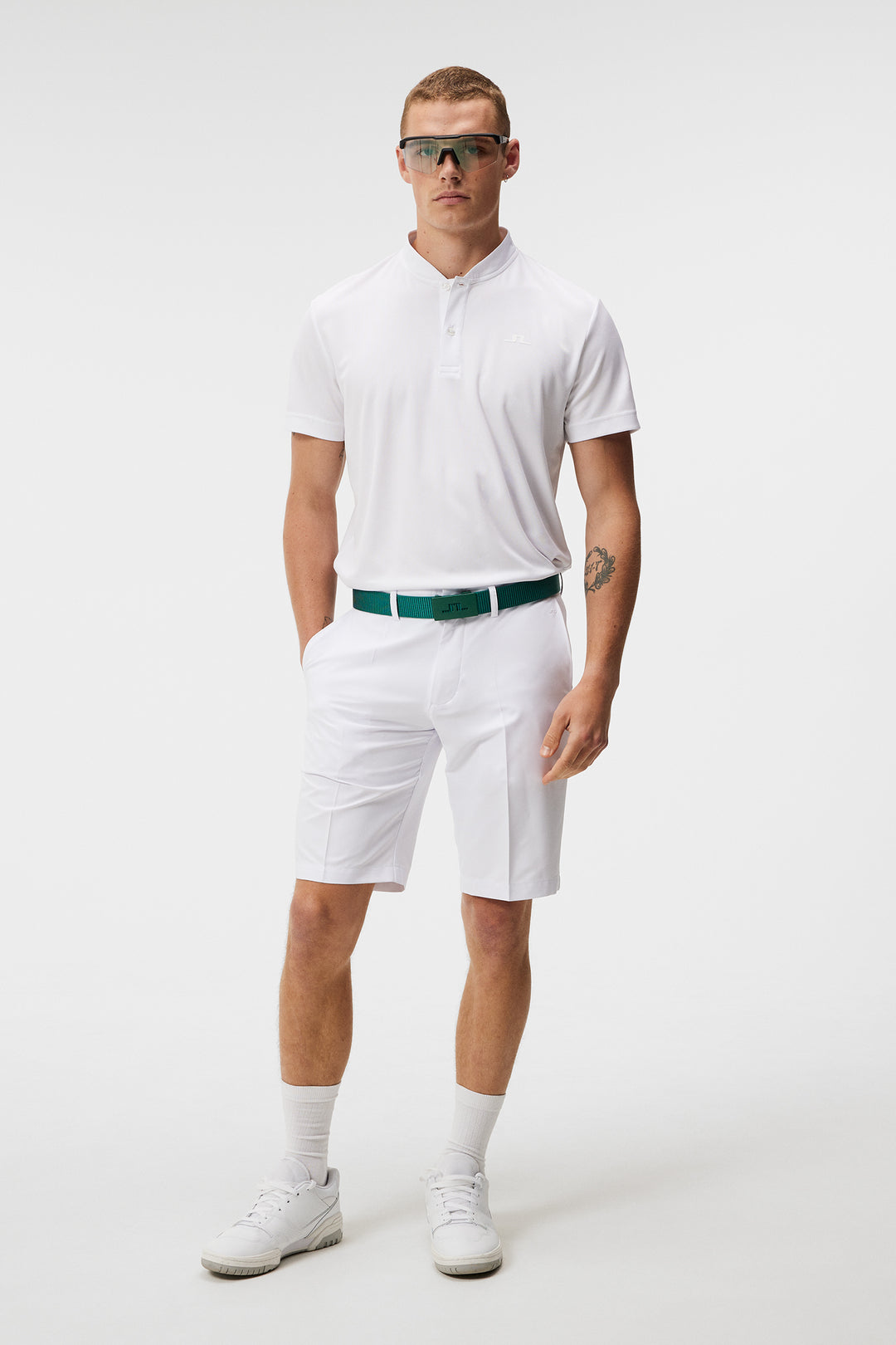 J.Lindeberg Mens Somle Shorts - WHITE