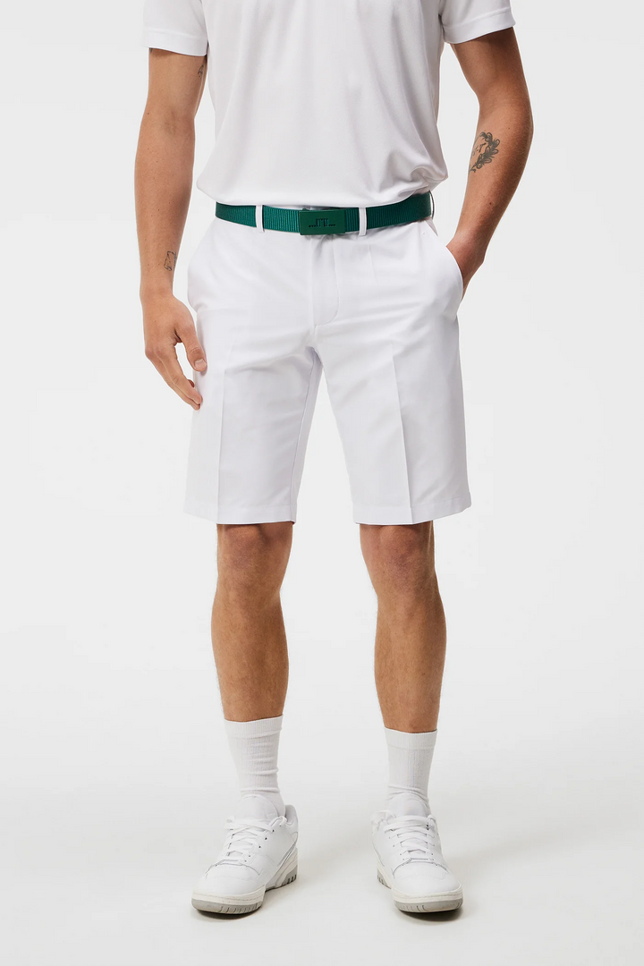 J.Lindeberg Mens Somle Golf Shorts - WHITE