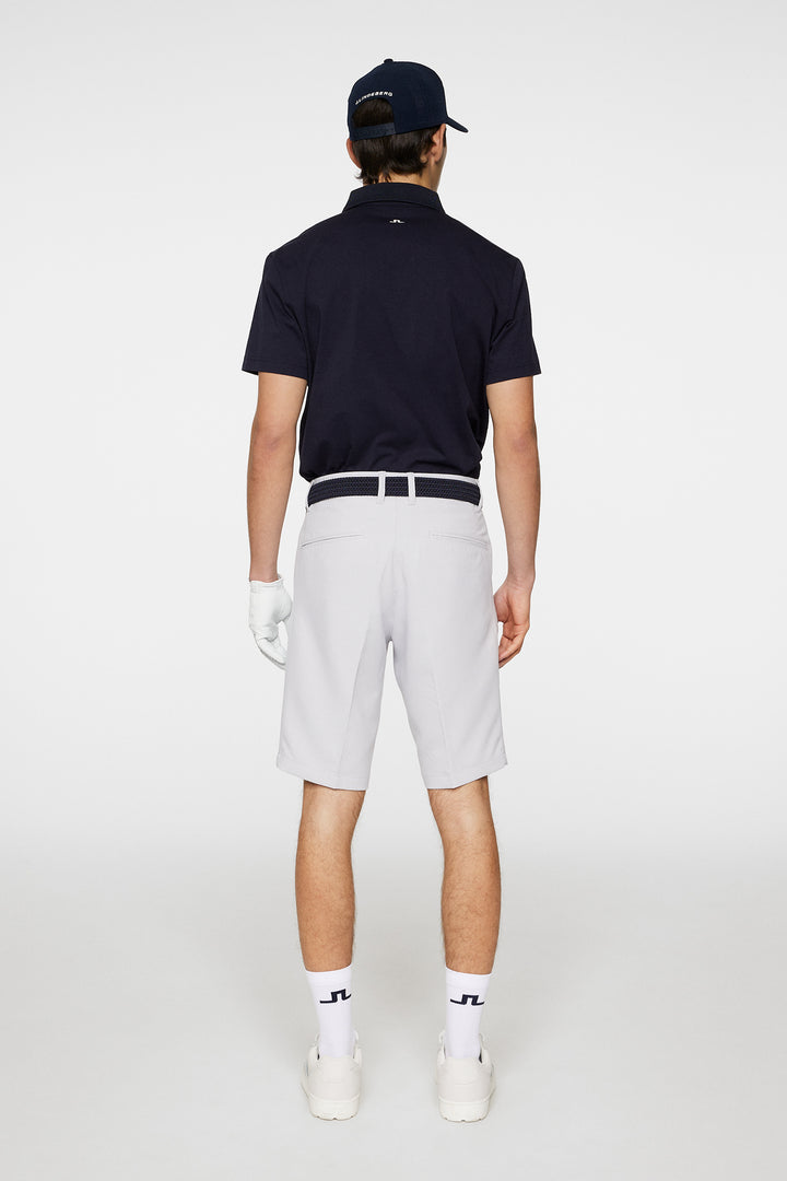 J.Lindeberg Mens Heath Golf Shorts - LIGHT GREY MELANGE