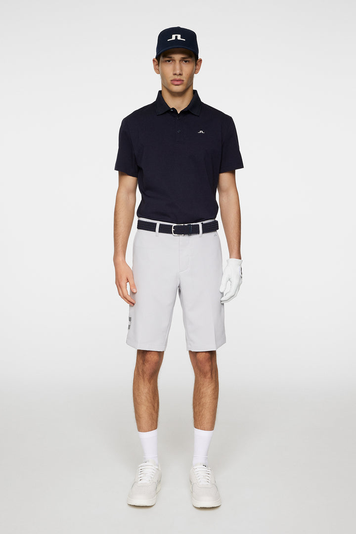 J.Lindeberg Mens Heath Golf Shorts - LIGHT GREY MELANGE