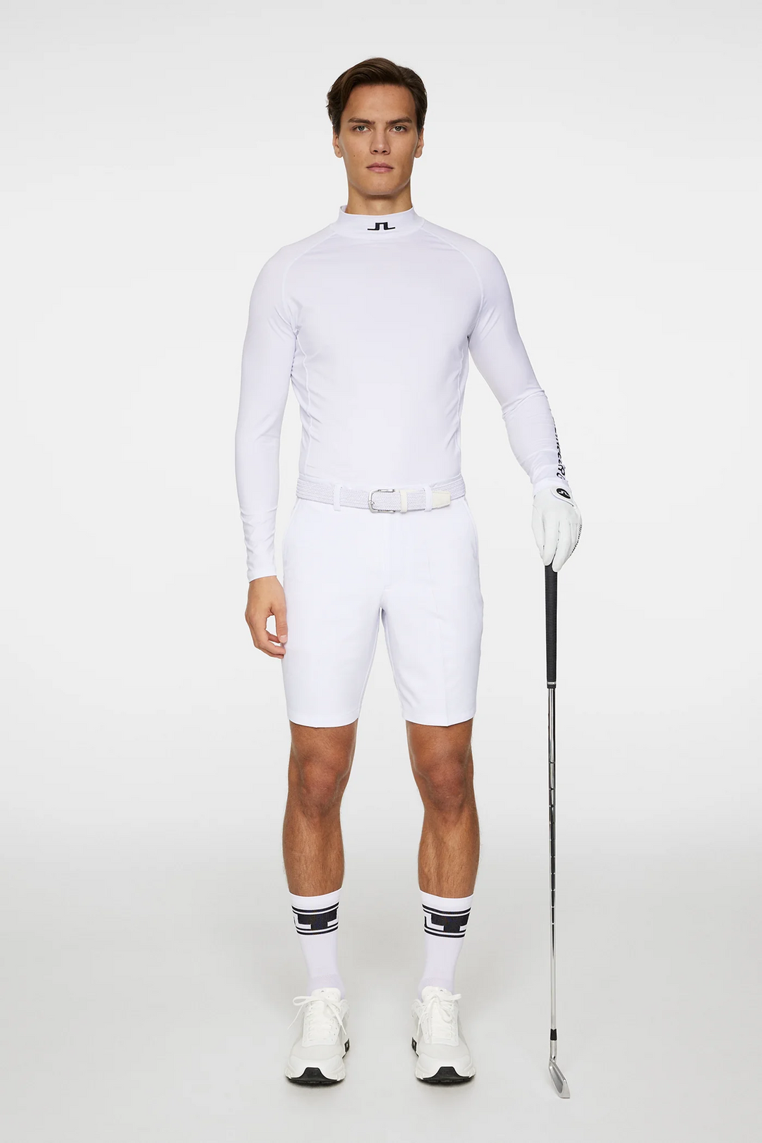 J.Lindeberg Mens Mitch Golf Shorts - WHITE