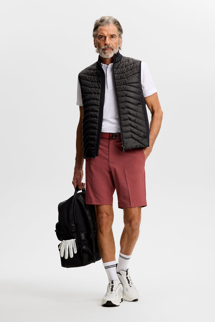 J.Lindeberg Men's Vent Shorts - TERRACOTTA