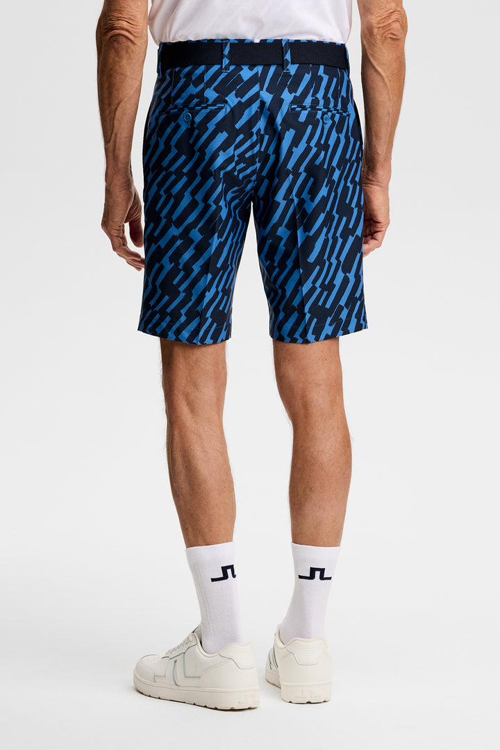 J.Lindeberg Men's Eloy Print Shorts - OAK FEDERAL