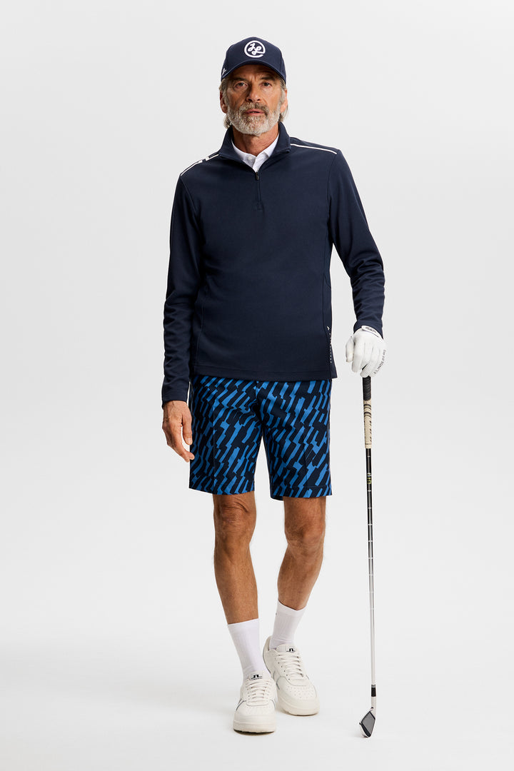 J.Lindeberg Men's Eloy Print Shorts - OAK FEDERAL