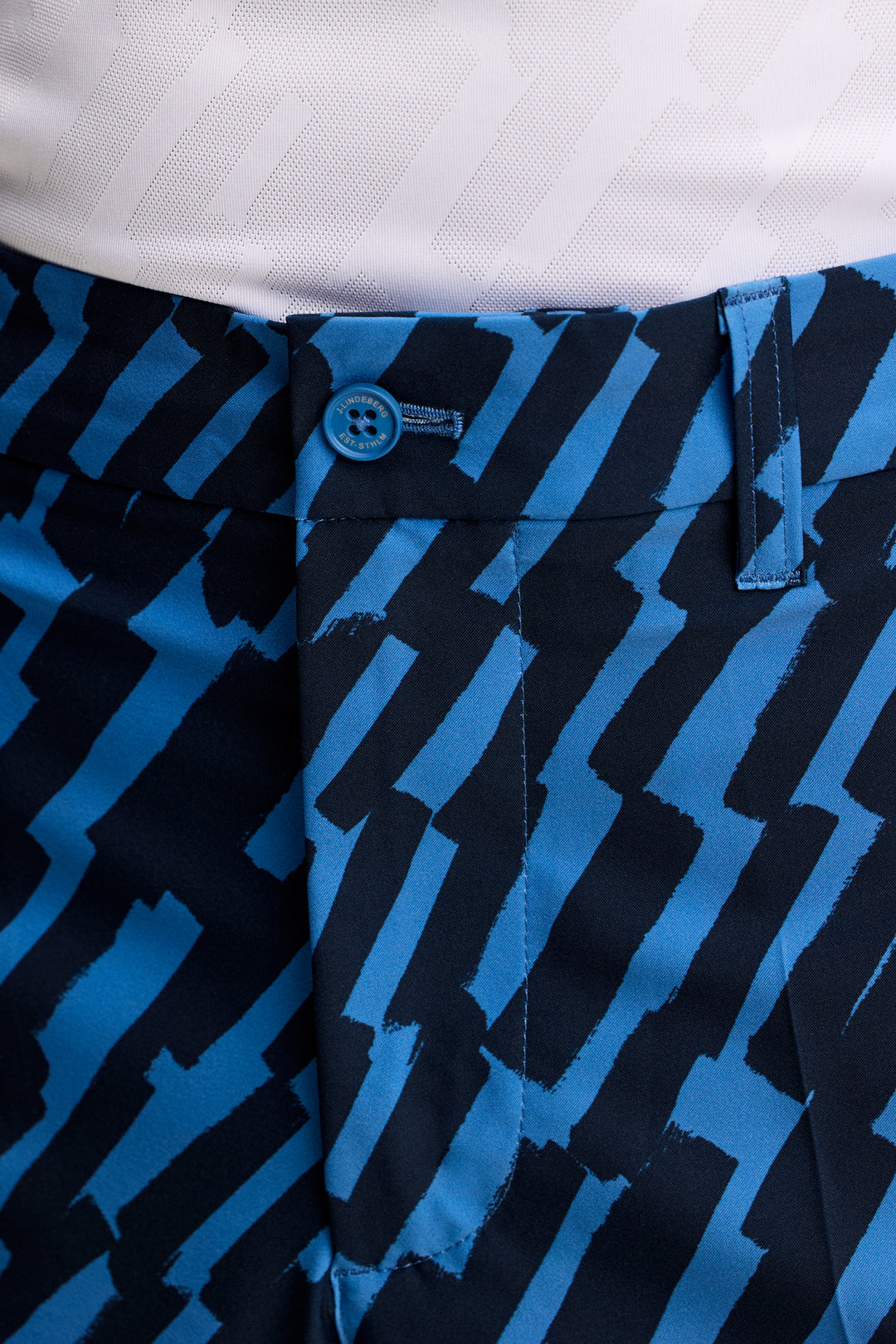 J.Lindeberg Men's Eloy Print Shorts - OAK FEDERAL