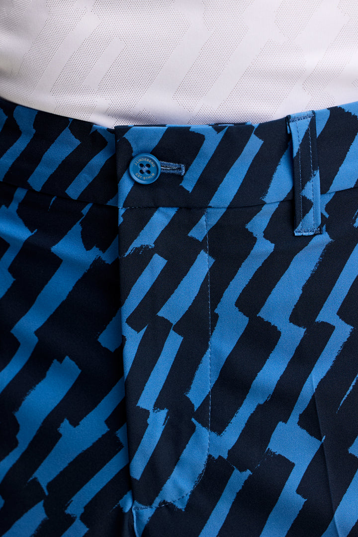 J.Lindeberg Men's Eloy Print Shorts - OAK FEDERAL