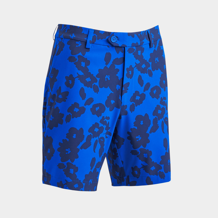 G/FORE CONTRAST FLORAL 4-WAY STRETCH MAVERICK SHORT - SURF