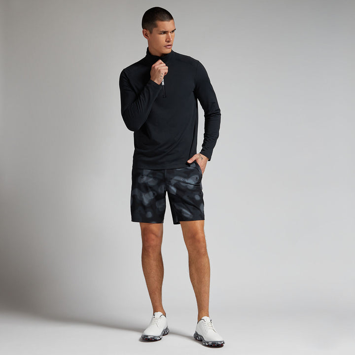 G/FORE MENS BLUR ICON CAMO MAVERICK 4-WAY STRETCH SHORT - ONYX BLUR CAMO