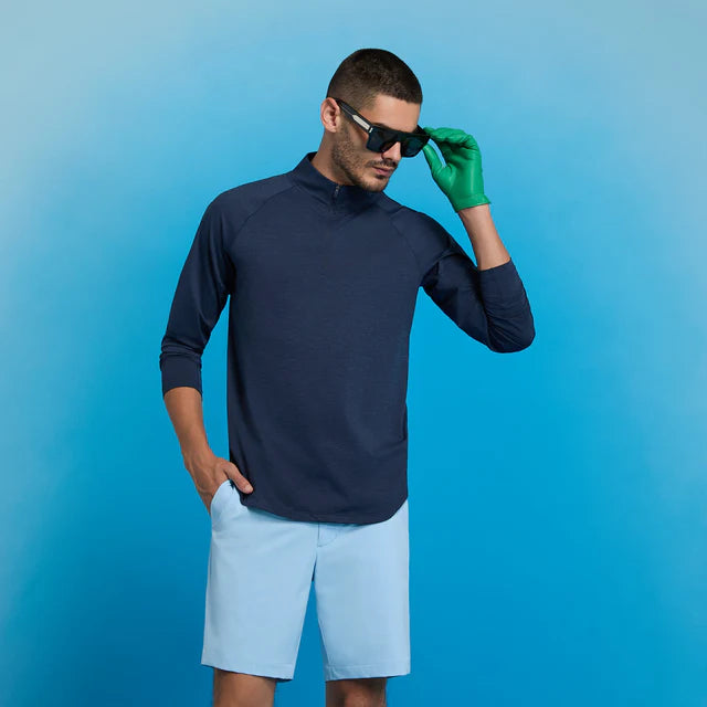 G/FORE MENS MAVERICK 4-WAY STRETCH LINED SHORT - BAJA