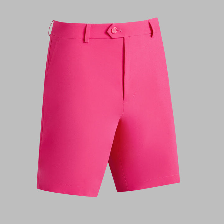 G/FORE MENS MAVERICK 4-WAY STRETCH LINED SHORT - FRAMBOISE