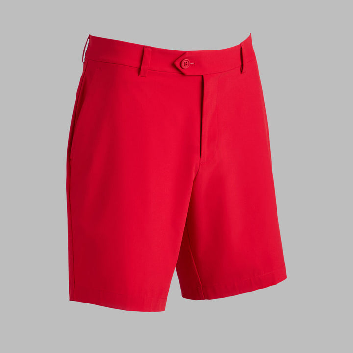 G/FORE MENS MAVERICK 4-WAY STRETCH LINED SHORT - LAVA