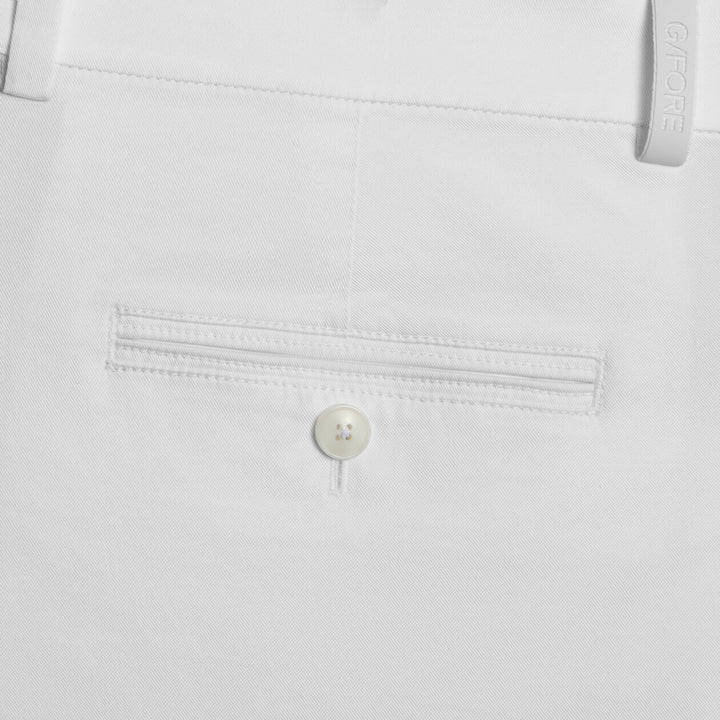G/FORE MENS STRETCH COTTON GABARDINE SHORT - SNOW