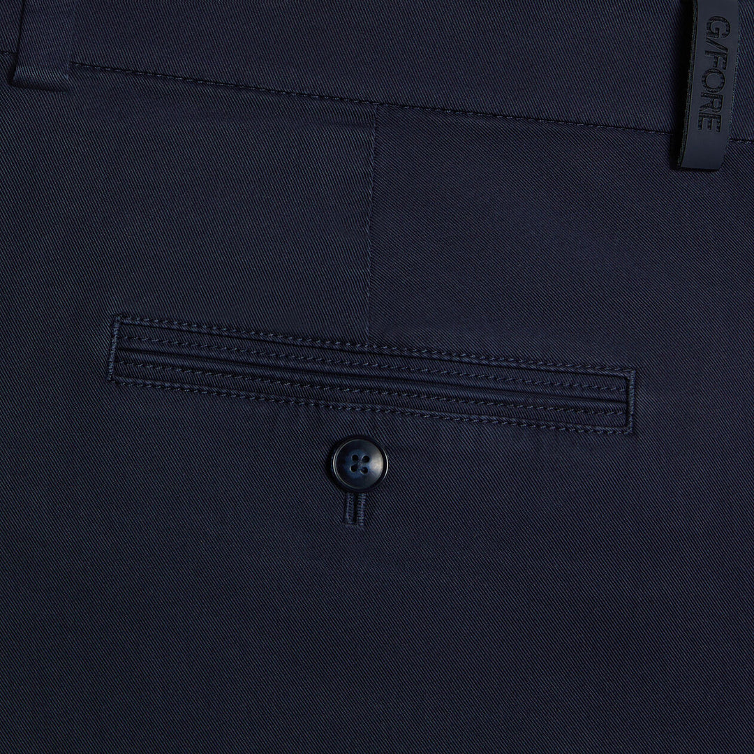 G/FORE MENS STRETCH COTTON GABARDINE SHORT - TWILIGHT