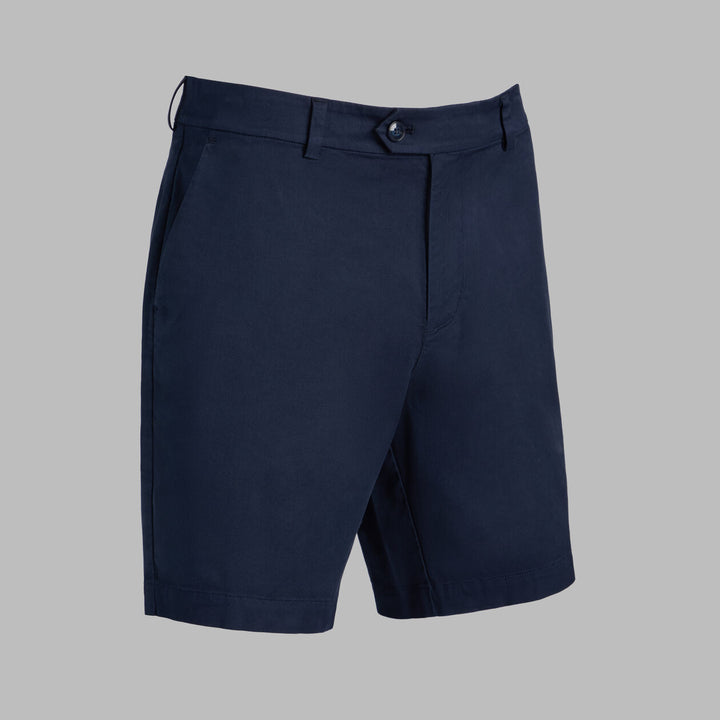 G/FORE MENS STRETCH COTTON GABARDINE SHORT - TWILIGHT