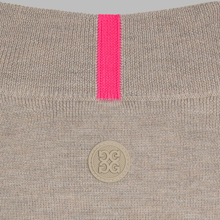 G/FORE MEN'S MERINO WOOL WINDBREAKER PULLOVER - DUNE