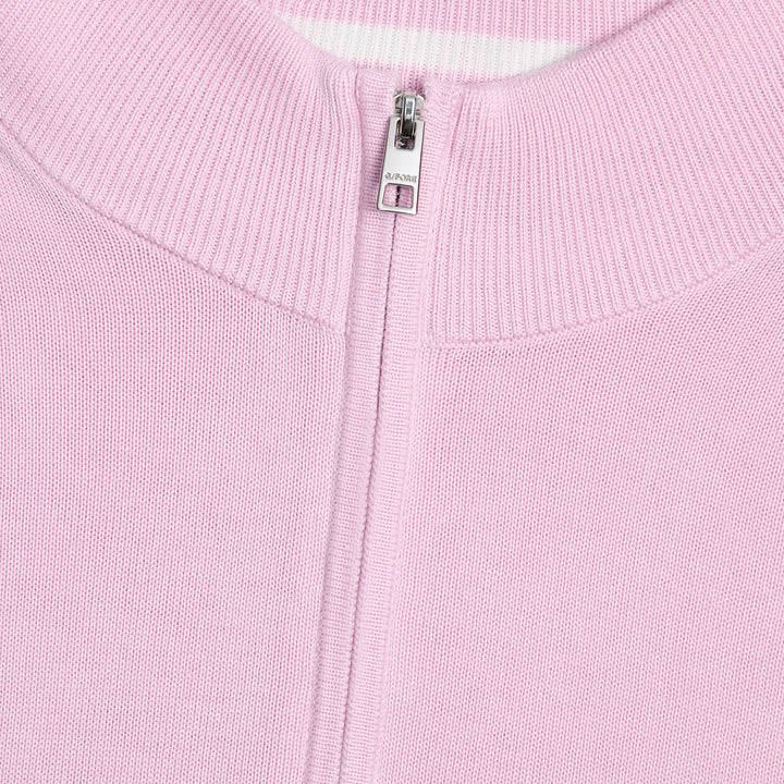 G/FORE MEN'S G/FORE MEN'S COOLING COTTON 1/4 ZIP SWEATER - CANDY