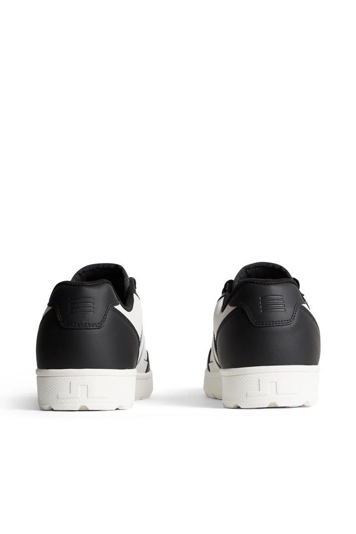 J.Lindeberg Golf Men's Ace Low-Top Golf Sneaker - BLACK