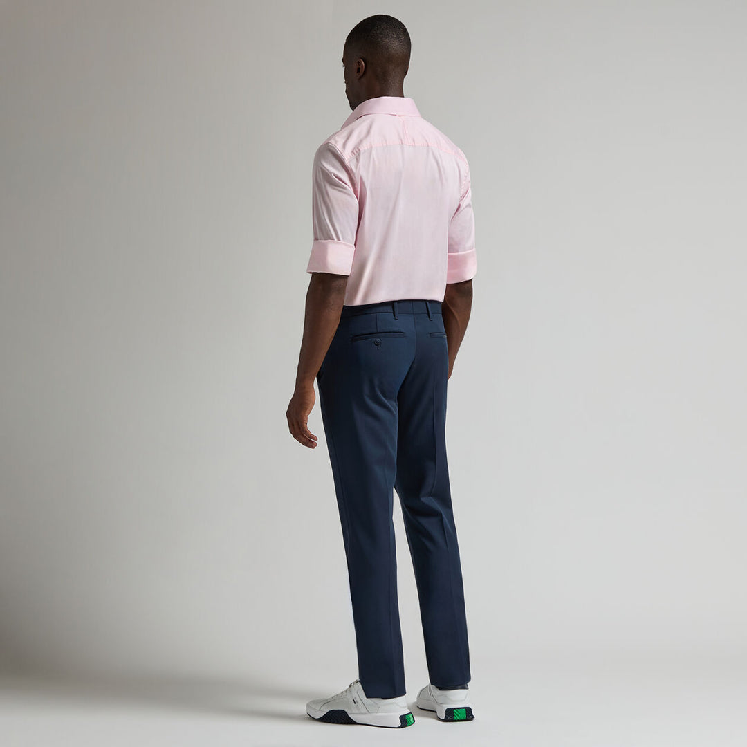 G/FORE MEN'S STRETCH COTTON WOVEN SHIRT - BLUSH