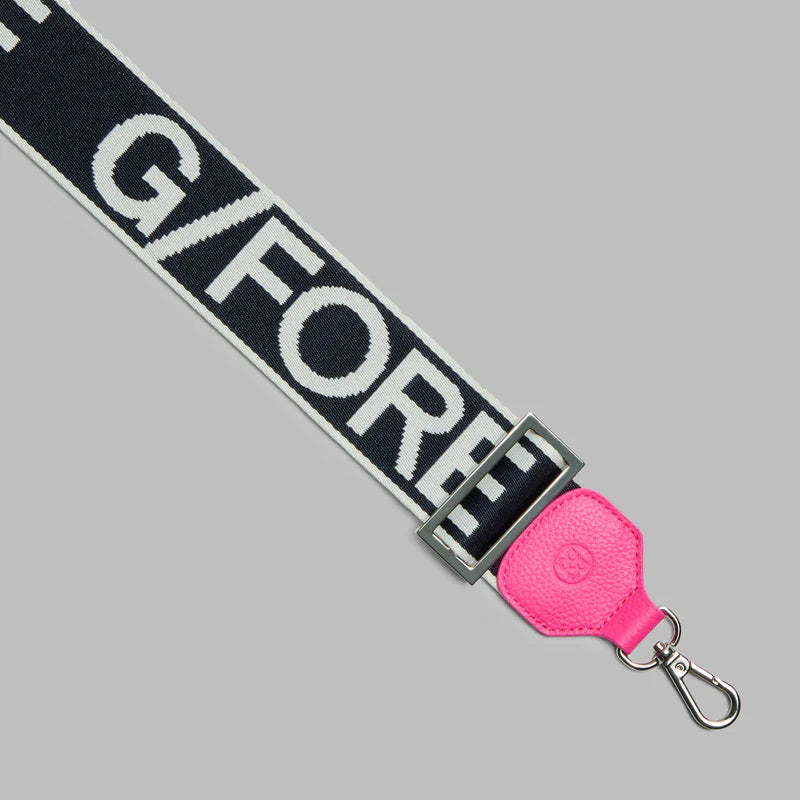 G/FORE PRAY FOR BIRDIES SQUARE CANVAS BAG - KNOCKOUT PINK