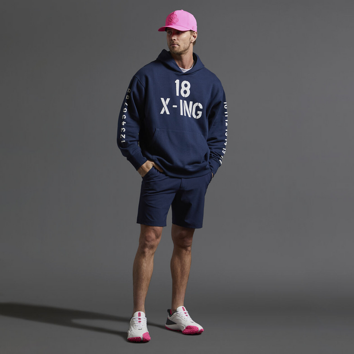 G/FORE MEN'S G/18 LTD EDITION GOLF SHOE - SNOW / KNOCKOUT PINK