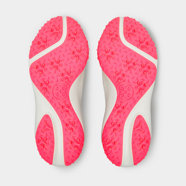 G/FORE MEN'S G/18 LTD EDITION GOLF SHOE - SNOW / KNOCKOUT PINK