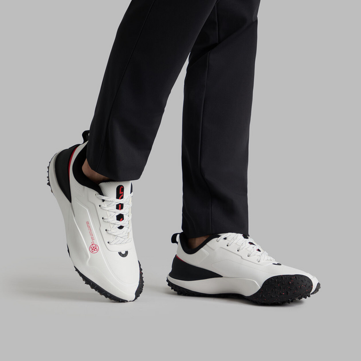 G/FORE MEN'S G/18 GOLF SHOE - SNOW / ONYX